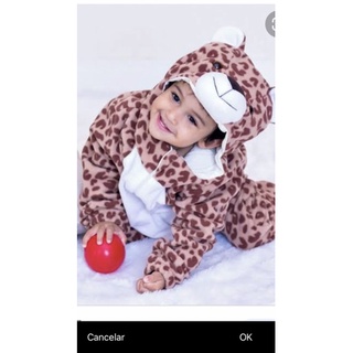 Macacão Pijama Kigurumi Infantil Bebê Baby Bichinho: Cachorrinho