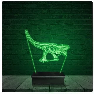 Luminária Abajur Acrílico Led - Dinossauro 03