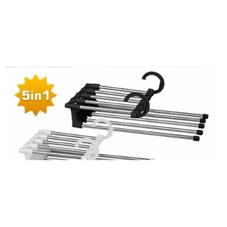 Cabide Mágico de Guarda-Roupa Multifuncional de aço inoxidável/Acessório Mágico 5 em 1 em Oferta na Shopee