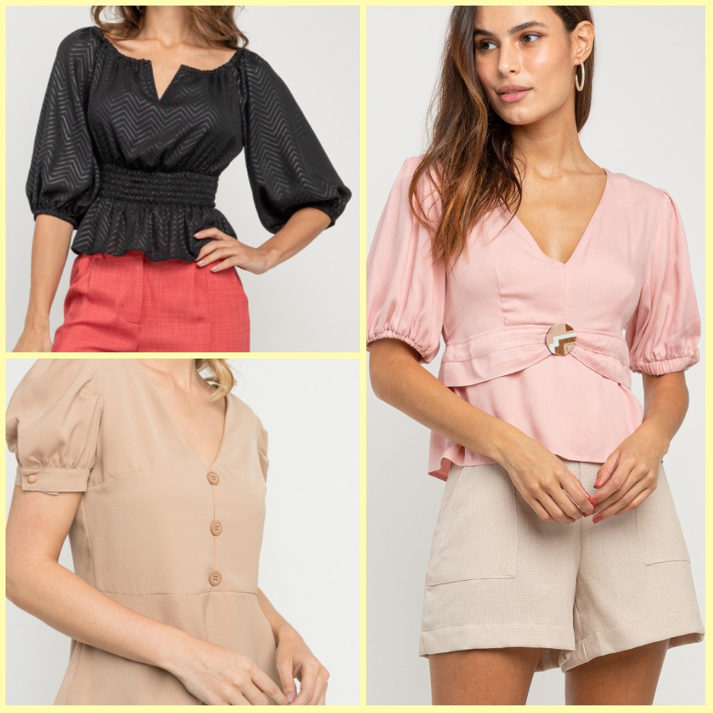 Modelos de blusas store chiques