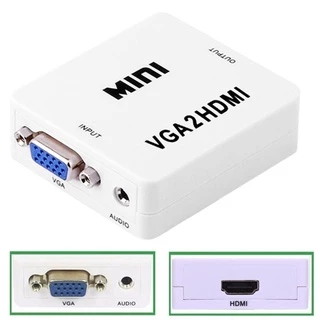Adaptador Conversor De Vga Para Hdmi - Com Som Áudio