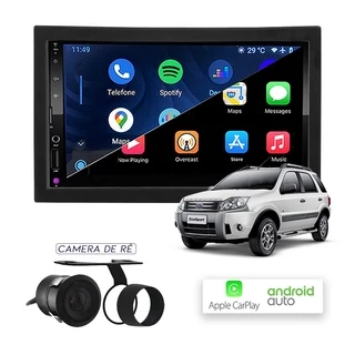 Kit Multimídia CarPlay e Android Auto Ecosport até 2011