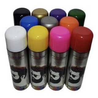 Tinta Temporaria Spray para Cabelos Ouro BarberShop Tinta da Alegria  250ml/125g