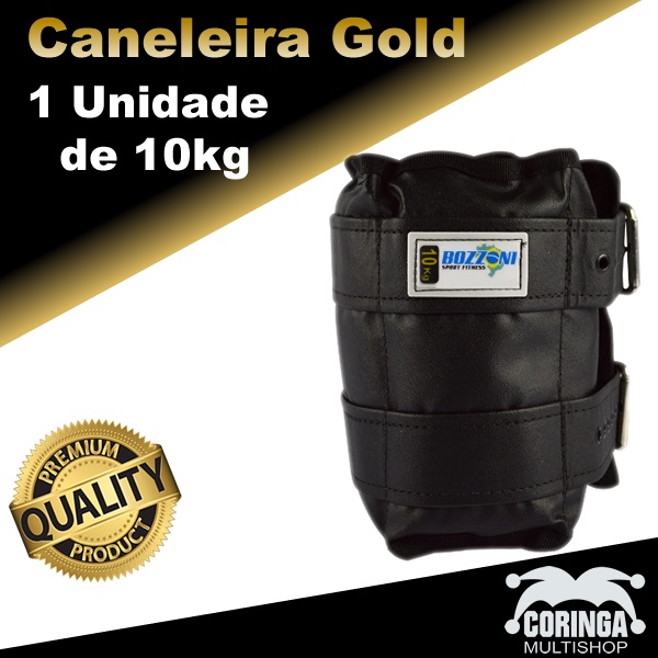 Caneleira Gold 10kg Unidade - Profissional com Fivela - Bozzoni ...