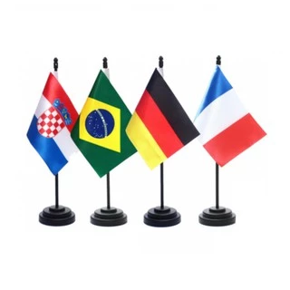 Haste de Bandeira de Mesa Pedestal (50 unidades)