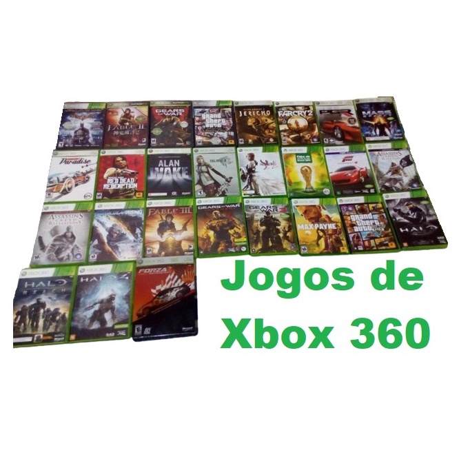 JOGOS ORIGINAIS XBOX 360 EM MÍDIA FÍSICA