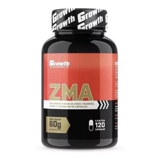 ZMA (Zinco Magnésio Vitamina B6) Ultra Concentrado 120 caps - Growth