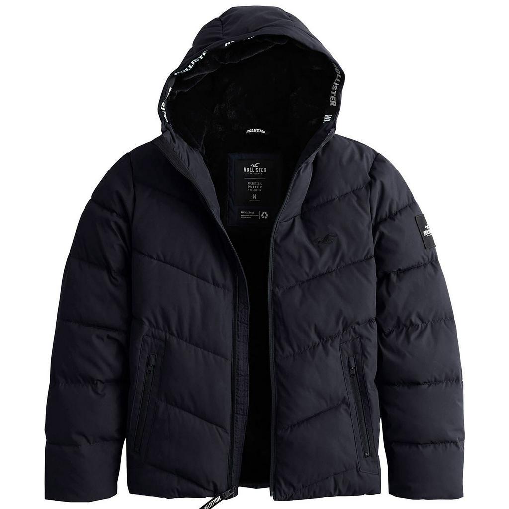 Puffer hollister on sale