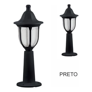 Kit 2 Luminarias de Chao Poste Balizador Colonial Jardim Retro 433