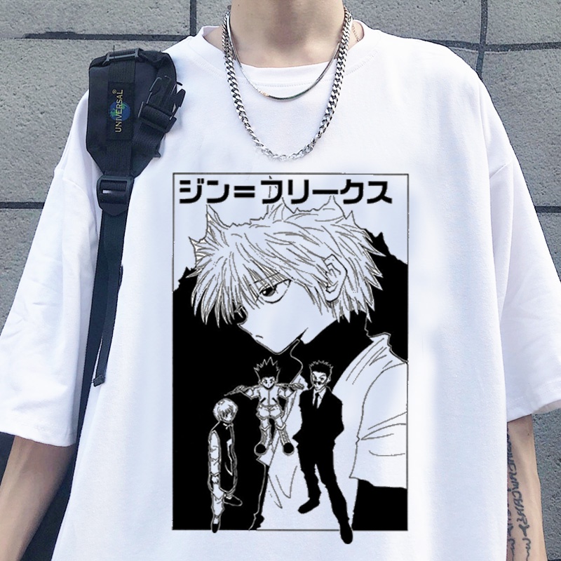 Camiseta/camisa Hunter X Hunter - Gon, Killua E Leorio