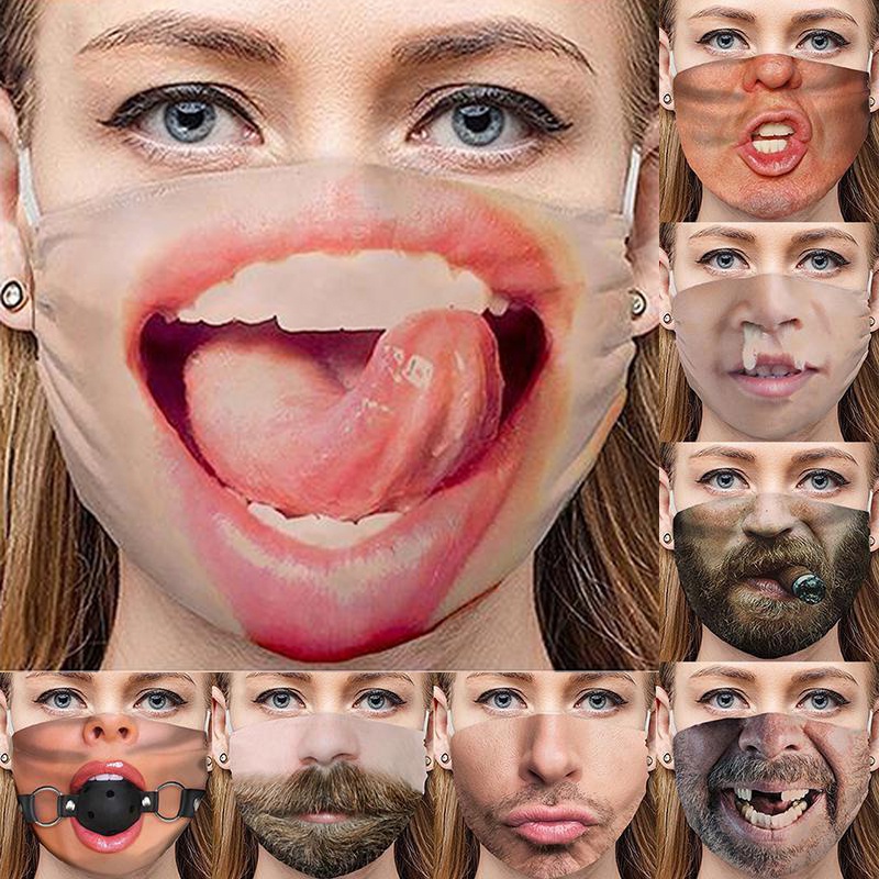 [Home] [Produtos Halalloween] Masquerade Cosplay Máscara Assustadora Festa De Halloween Engraçada , Máscaras De Rosto Nojento Estranho Horror De Látex De Palhaço Adulto