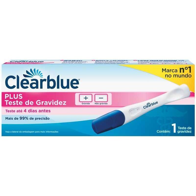 TESTE DE GRAVIDEZ CLEARBLUE - PLUS | Shopee Brasil
