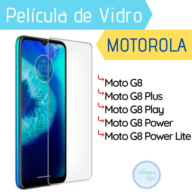 Película de Vidro Motorola Moto G8 / G8 Plus / G8 Power / G8 Power Lite ...