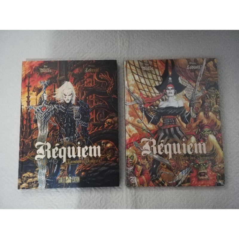 Requiem Cavaleiro Vampiro Volume 1 e 2 Kit Gold Edition Mythos