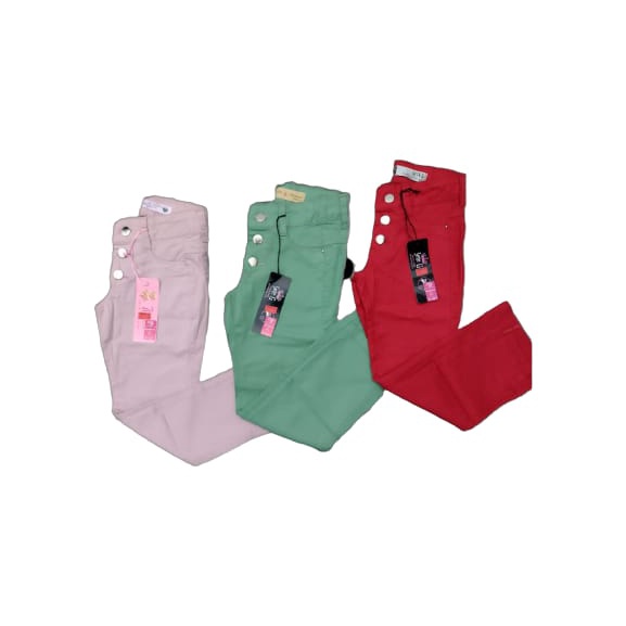 Calça sarja best sale infantil feminina