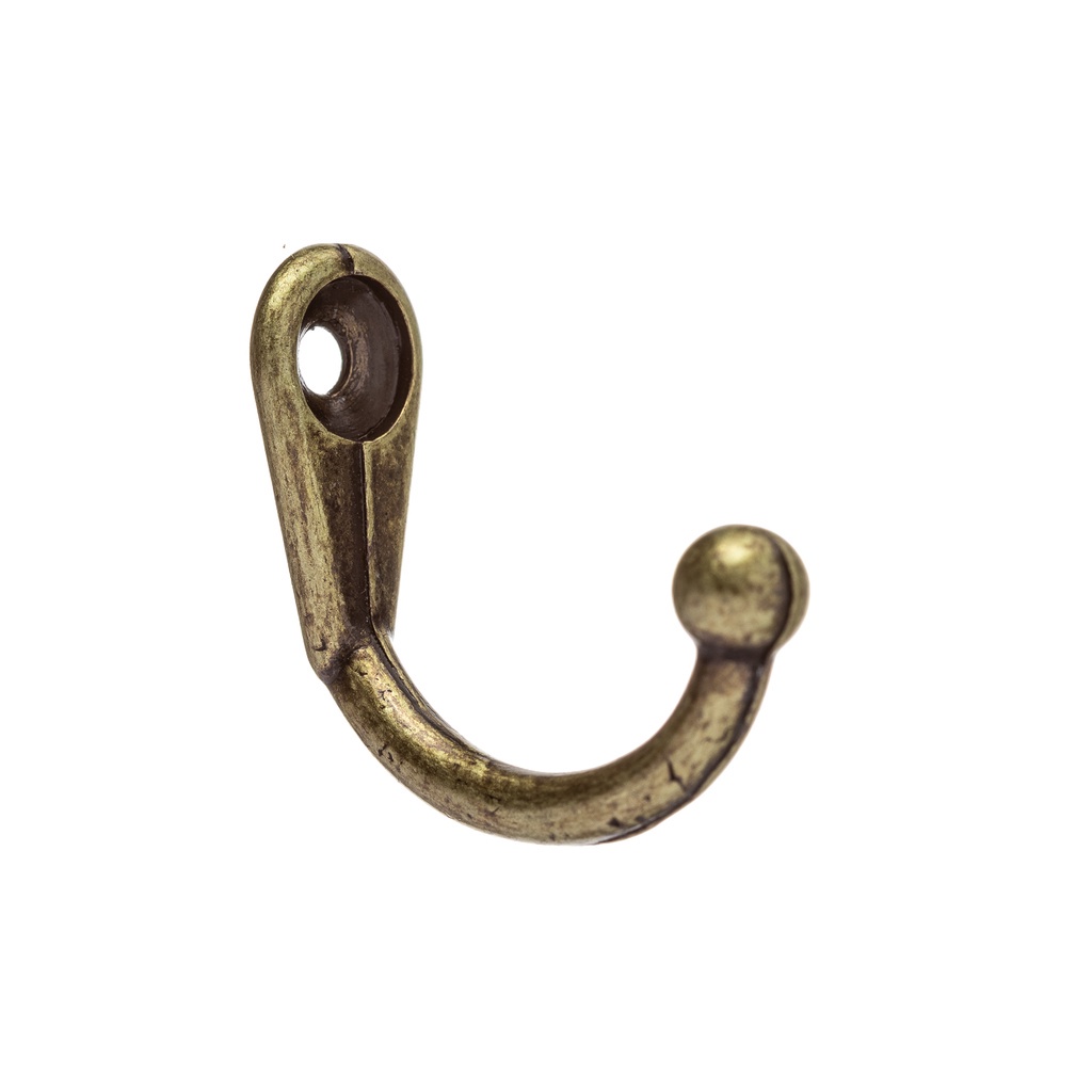 10 Ganchos Pequenos Porta Chaves Metal Decoração Mdf 10 Peças + Parafusos