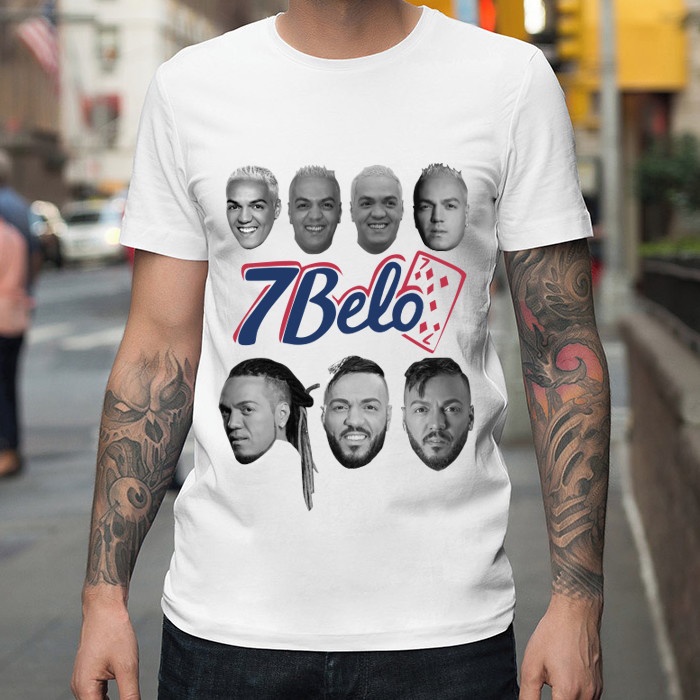Camiseta Branca Meme Bala 7 Belo