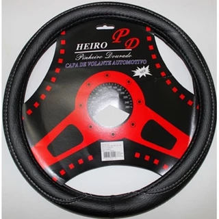 Capa para Volante Tradicional Tunning Universal Liso tudo preto Oferta Promocional Exclusiva (Ref: 08-P)