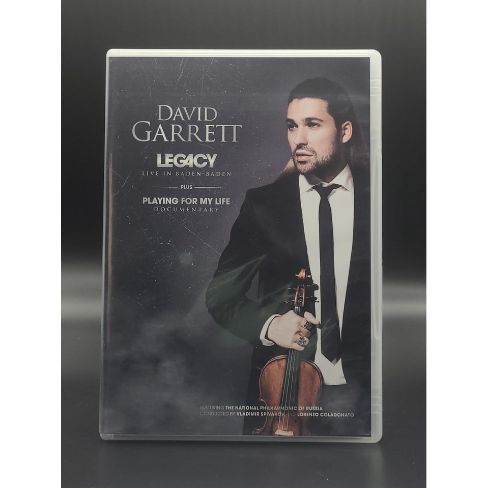 DVD DAVID GARRETT DUPLO SEMINOVO | Shopee Brasil