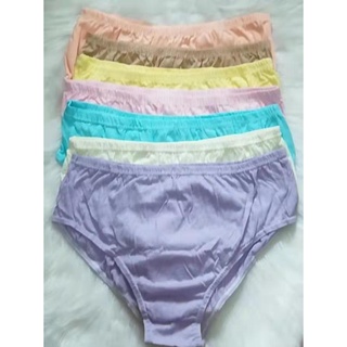 Kit 6 Calcinha - Calçola Para Senhora Grande M G GG Algodão Cores Variadas Confortável