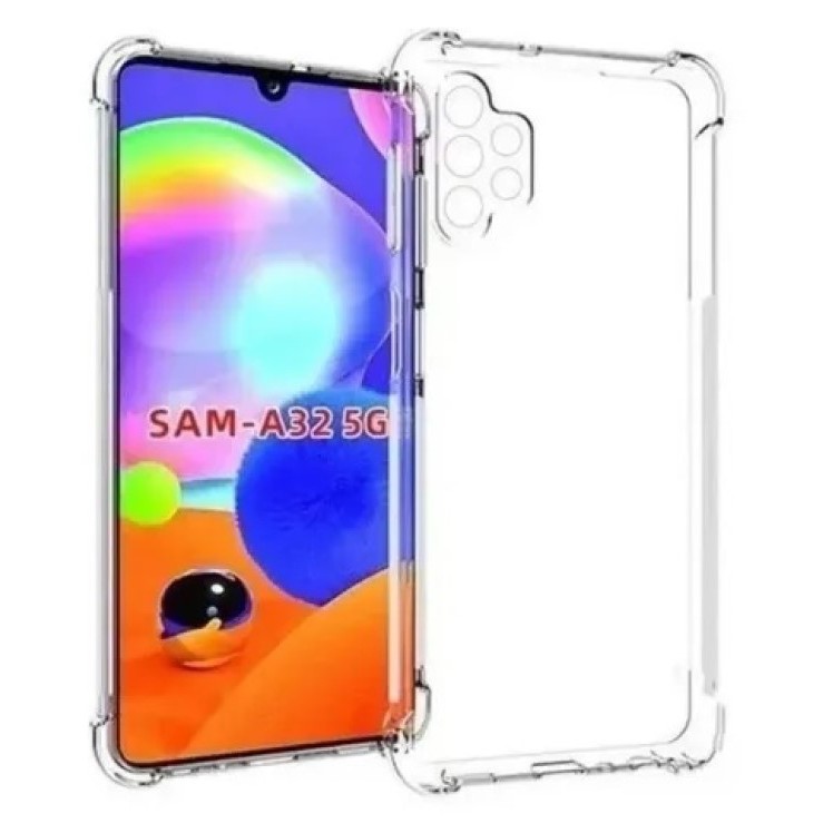FC Pure Cover Trasparente Per Samsung Galaxy A32 5G, Resistente Agli Urti Con Tecnologia Tryax E Trattamento Antibatterico - 5