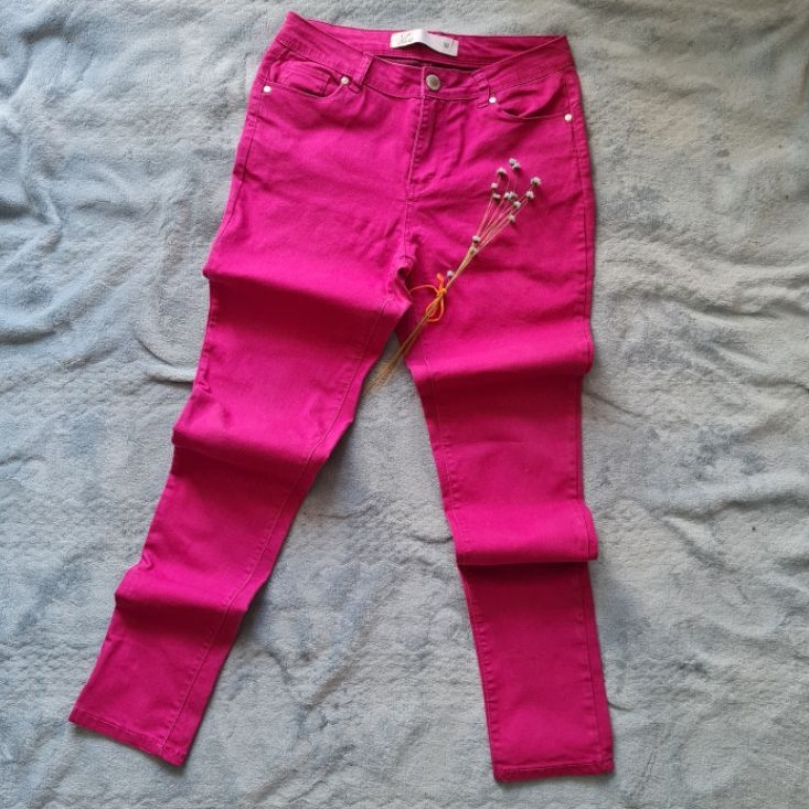 Calça rosa sale choque