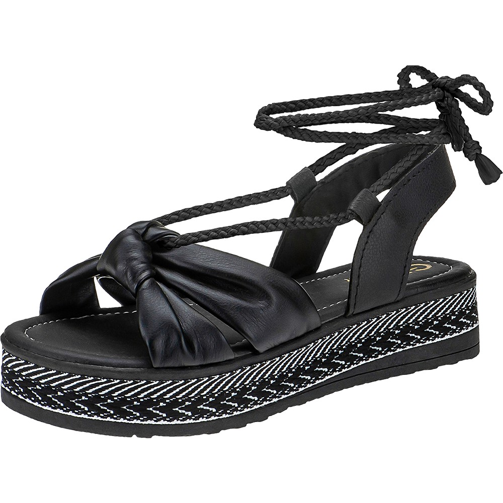 Sandalia flatform 2024 salto baixo