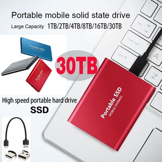 HD externo SSD 8TB/16TB/30TB Disko Rígido Externo De HDD Portable Solid State Drive Type-C External Hard Drive 2TB /4TB