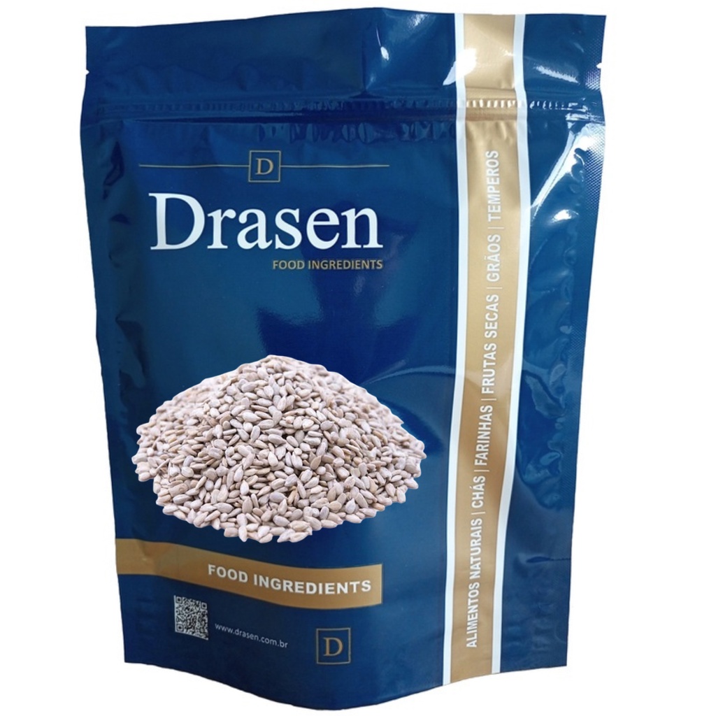 Gergelim Natural Com Casca (500g ou 1kg) - Drasen Food