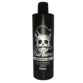 Shaving Gel De Barbear Mentolado 500g Barbaros Men