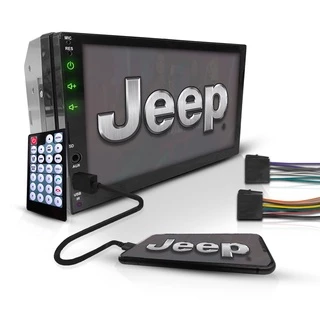 Central Multimidia Universal 2 Din Mp5 Bt Espelha Usb Jeep