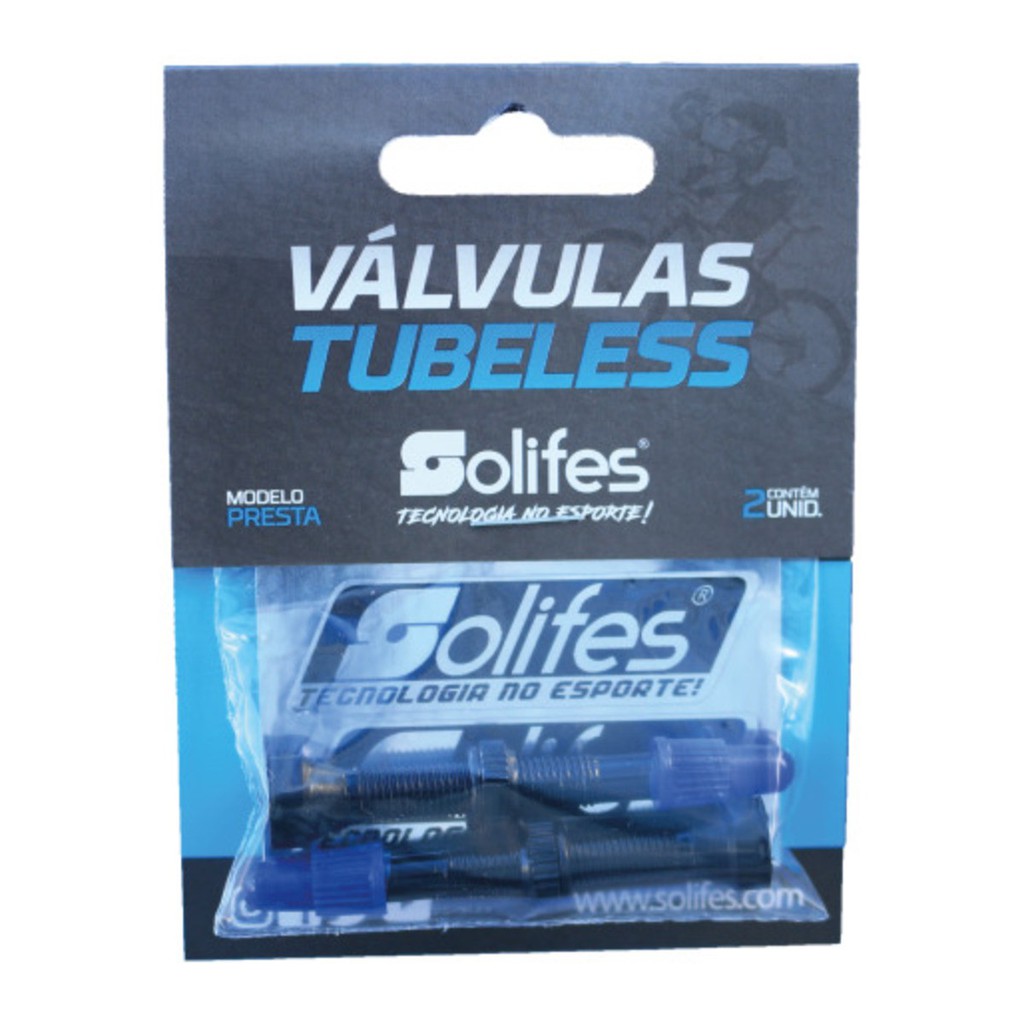 Valvula Solifes Tubeless Bike Speed Mtb Pneus Bico 40mm a 80mm