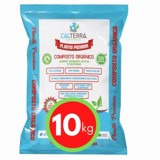 Substrato Orgânico Premium Terra Adubada 10kg - Pronto Uso