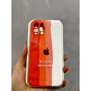 Capa iPhone 12 Pro Max Silicone Aveludada Arco Íris – Eu Que Fiz