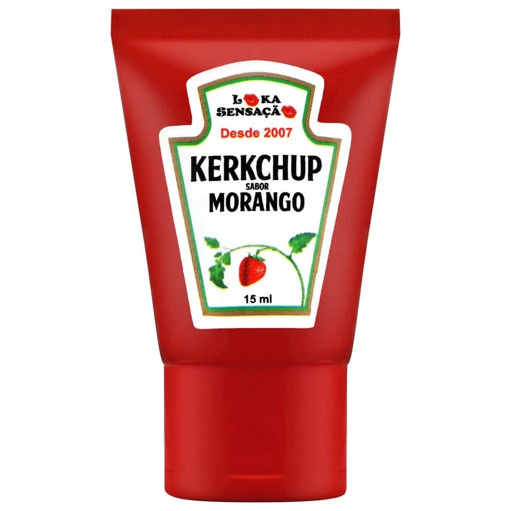 KERKCHUP BALA GEL SABOR MORANGO 15ML