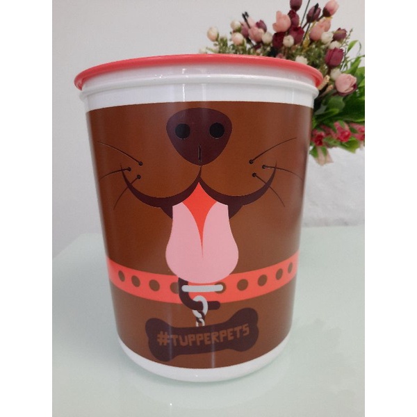 Pote para Ração Tupperware Instantânea 5,5 litros Pets | Shopee Brasil
