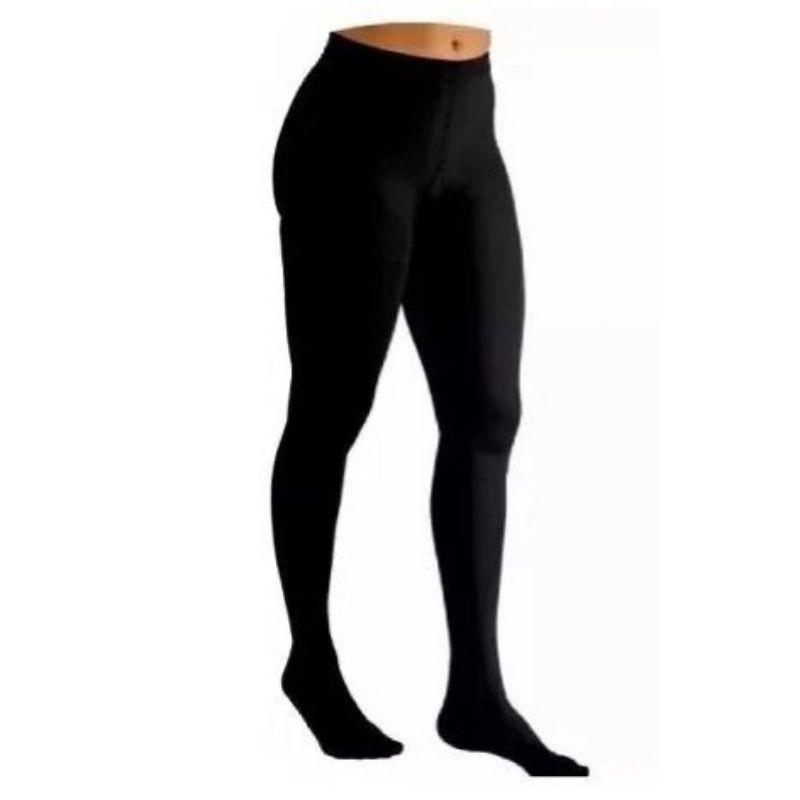 Meia Calça Legging Térmica Preta Grossa Fio 80 Sem Pé Moda Inverno