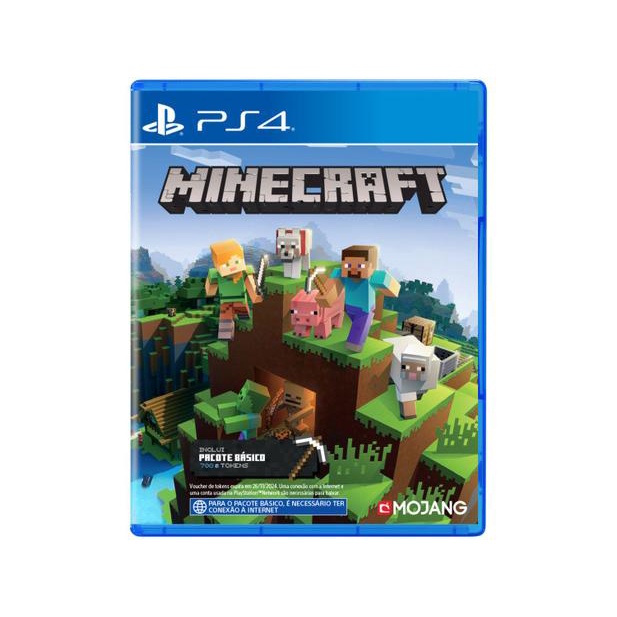 Jogo Minecraft Standard Ps4 Mídia Física Lacrado Mojang