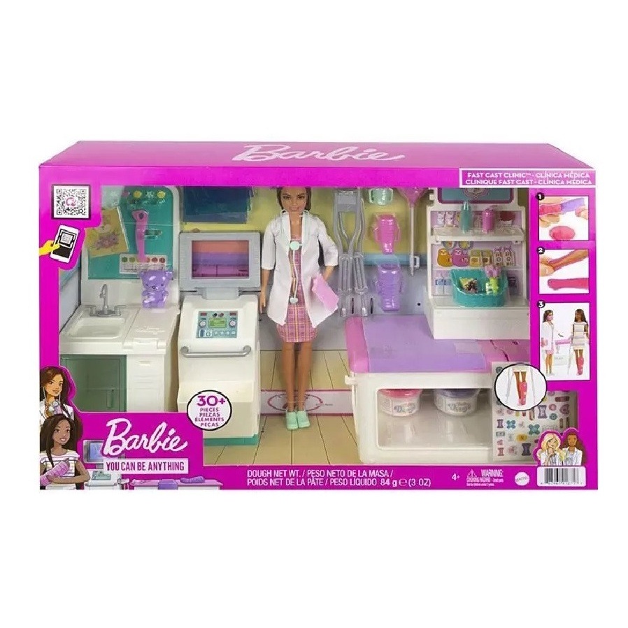 Boneca Barbie Profissões Bar De Vitaminas Mattel - Dóris Kids