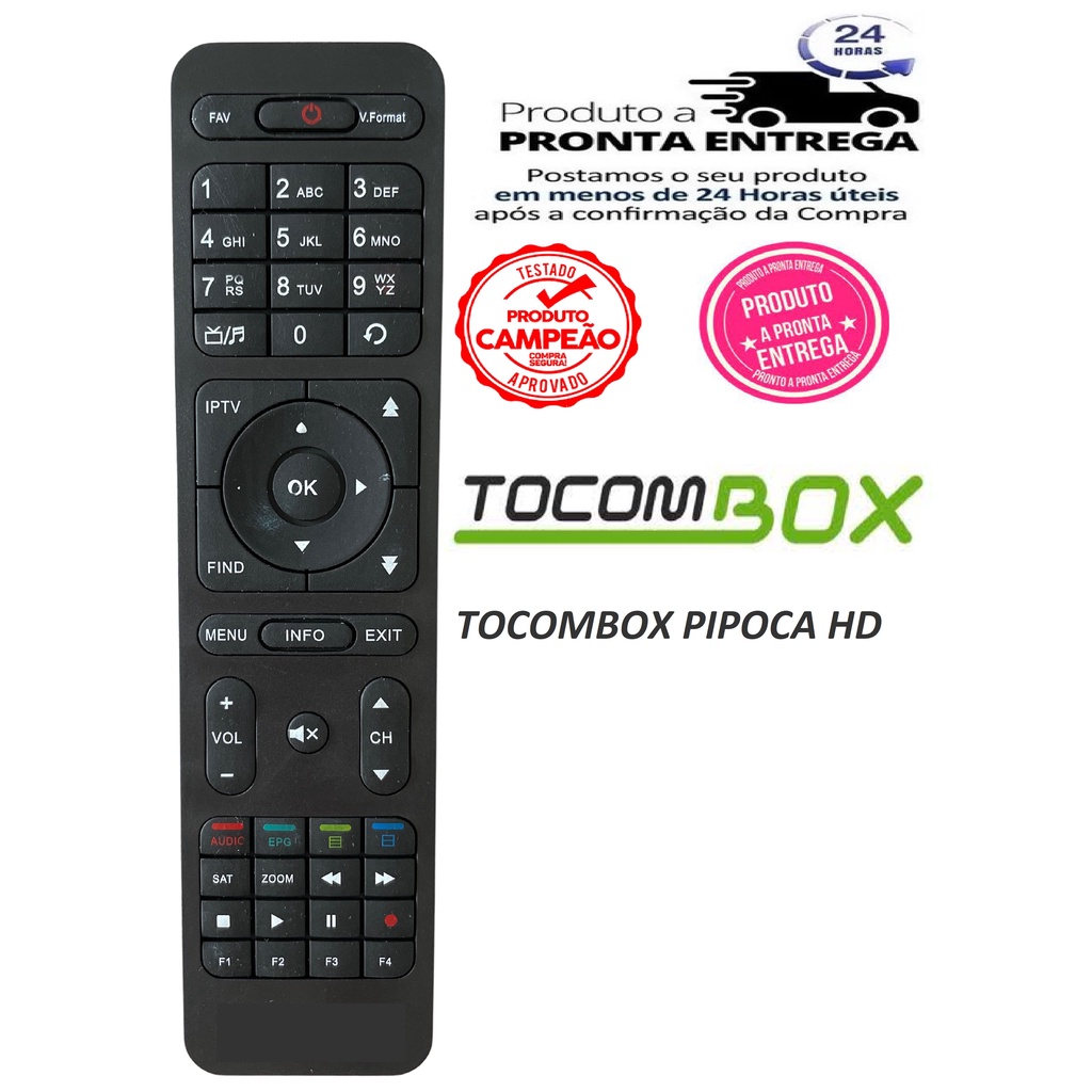 Controle Tocombox pipoca hd pronta entrega | Shopee Brasil