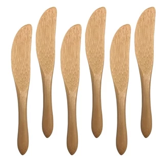 Conjunto De 12 Mini Facas De Bambu - Oikos em Oferta na Shopee