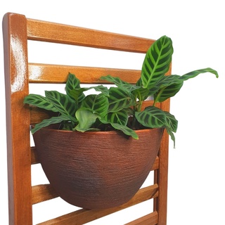 Meio Vaso de Parede Plantas Suspensas Jardim Vertical 33cm