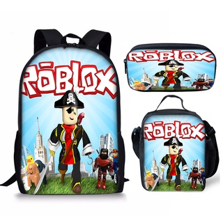 Roblox Lancheira Infantil Com Isolamento Diagonal Bolsa De Desenho Animado  Anime Meninos E Meninas Escolar Para Estudantes