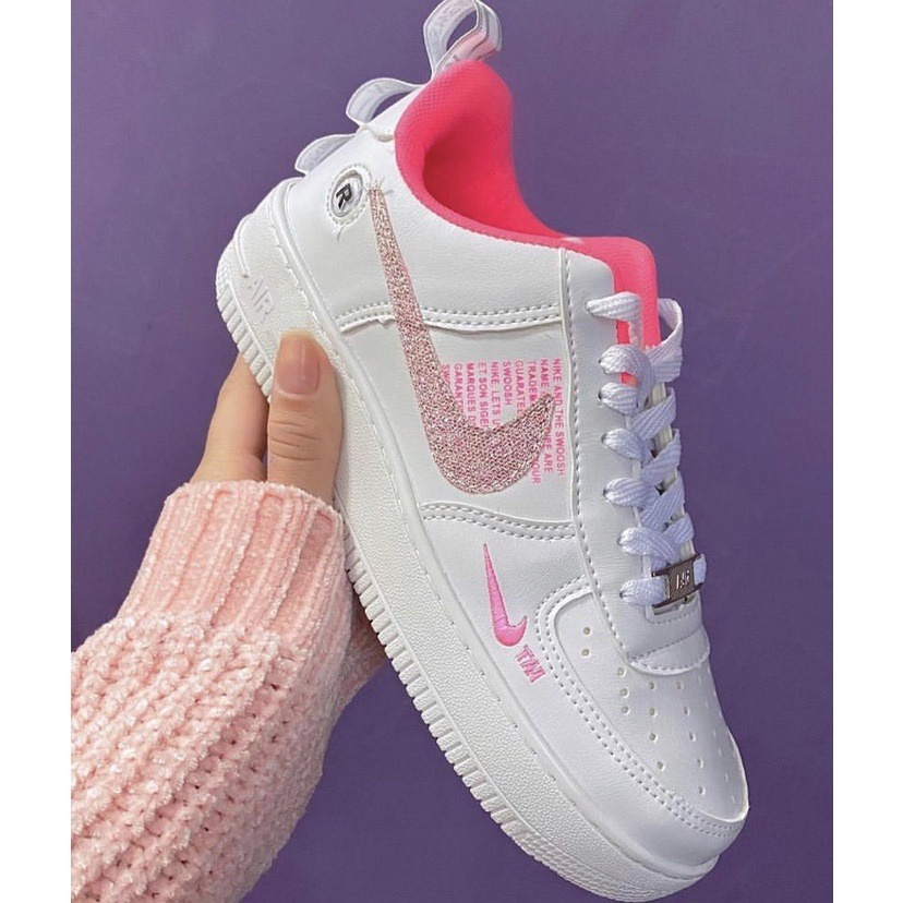 Nike air force with hot sale glitter