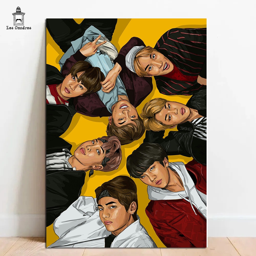 Quadro Grupo BTS para Quarto e Sala MDF 20x28 | Shopee Brasil