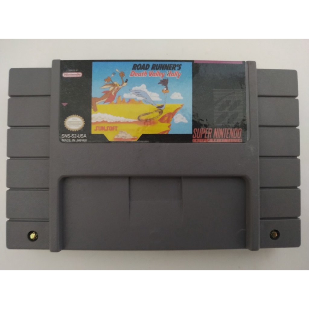 Road Runner's Death Valley Rally - SNES - Jogo do Papa léguas com legendas  em portugues. 