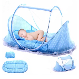Dobrável bebê mosquiteiro net cama do bebê portátil berço rede