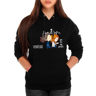 Blusa Feminina Moletom Estampado Greys Anatomy Série Flanelado