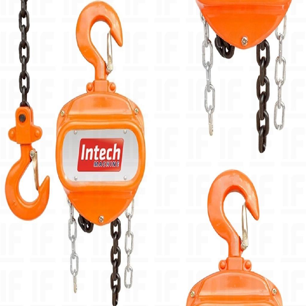 Talha Manual 1 T Com Corrente De 3 Metros Intech Machine | Shopee Brasil