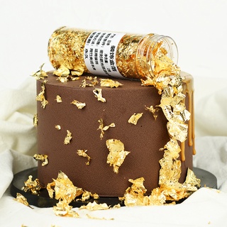 2g De Folha De Ouro Comestível Cozinhar Bebida Bolo De Sobremesa Decoração De Sorvete